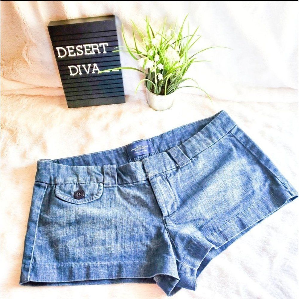 American Eagle Shorts Booty Jean  8-Blue